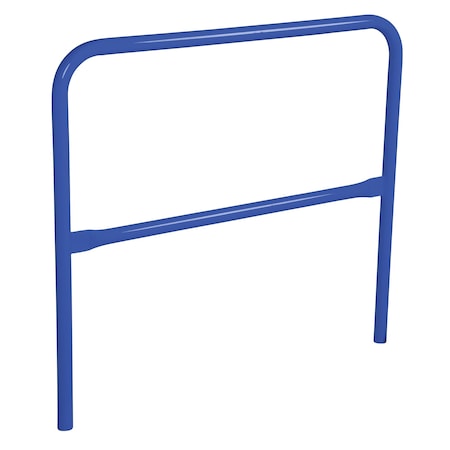 Vestil STEEL PIPE SAFETY RAILING 48 IN LENGTH BLUE VDKR-4-BL